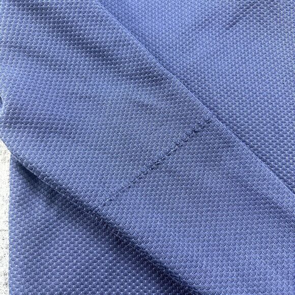 Under Armour Notre Dame Shirt Men Small Blue Heat Gear Snap Embroidered *Snag - Picture 14 of 15